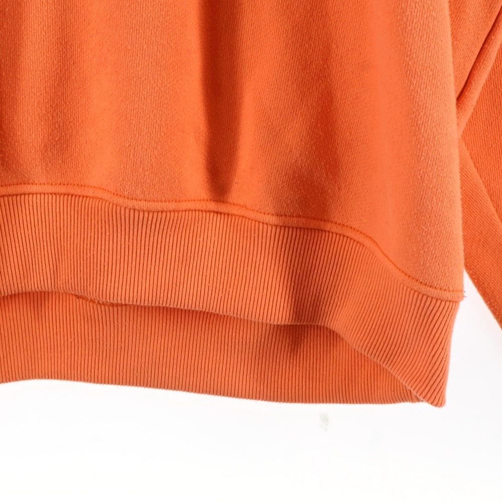 DIESEL(ディーゼル) S-MART-FLU FELPA フロントエンブロイダリー クルーネックスウェット トレーナー オレンジ A01153