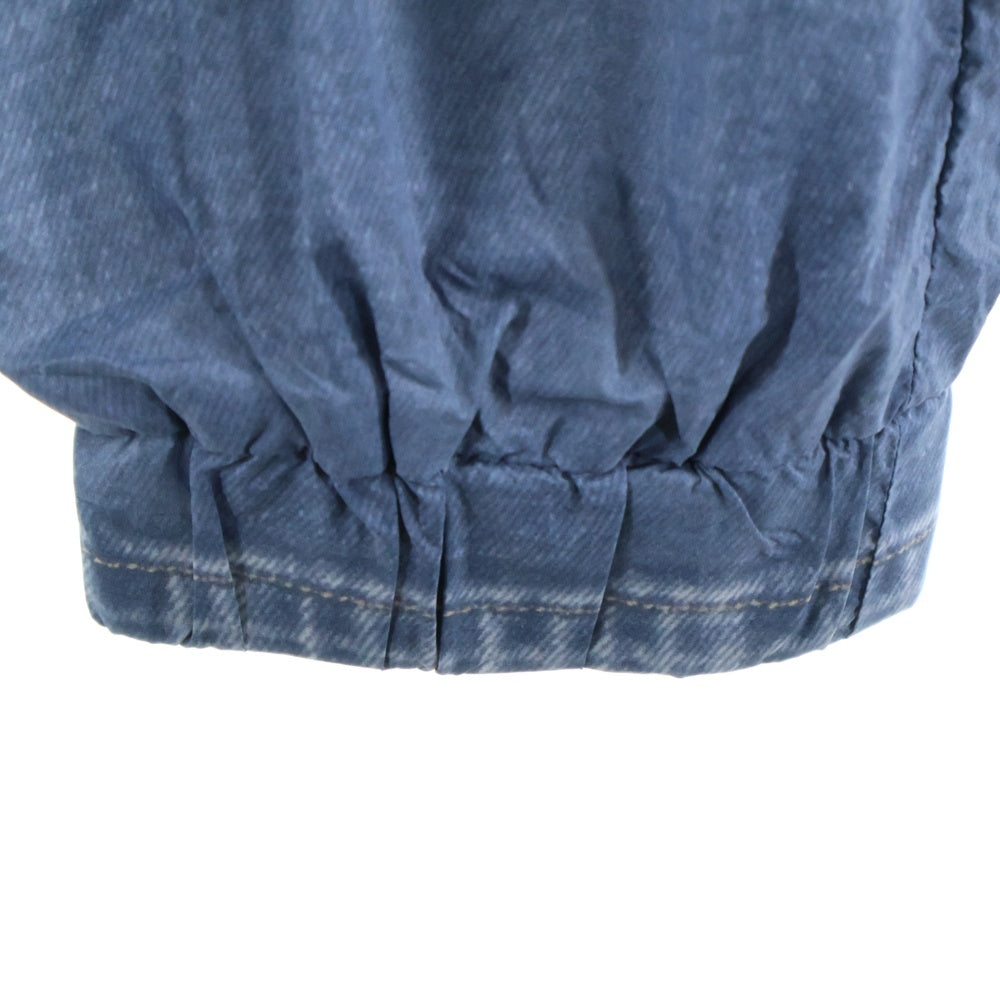 DIESEL(ディーゼル) AUWB-MADDOX-HT20 デニムプリント ドローストリング ナイロンジョガーパンツ インディゴ A09403