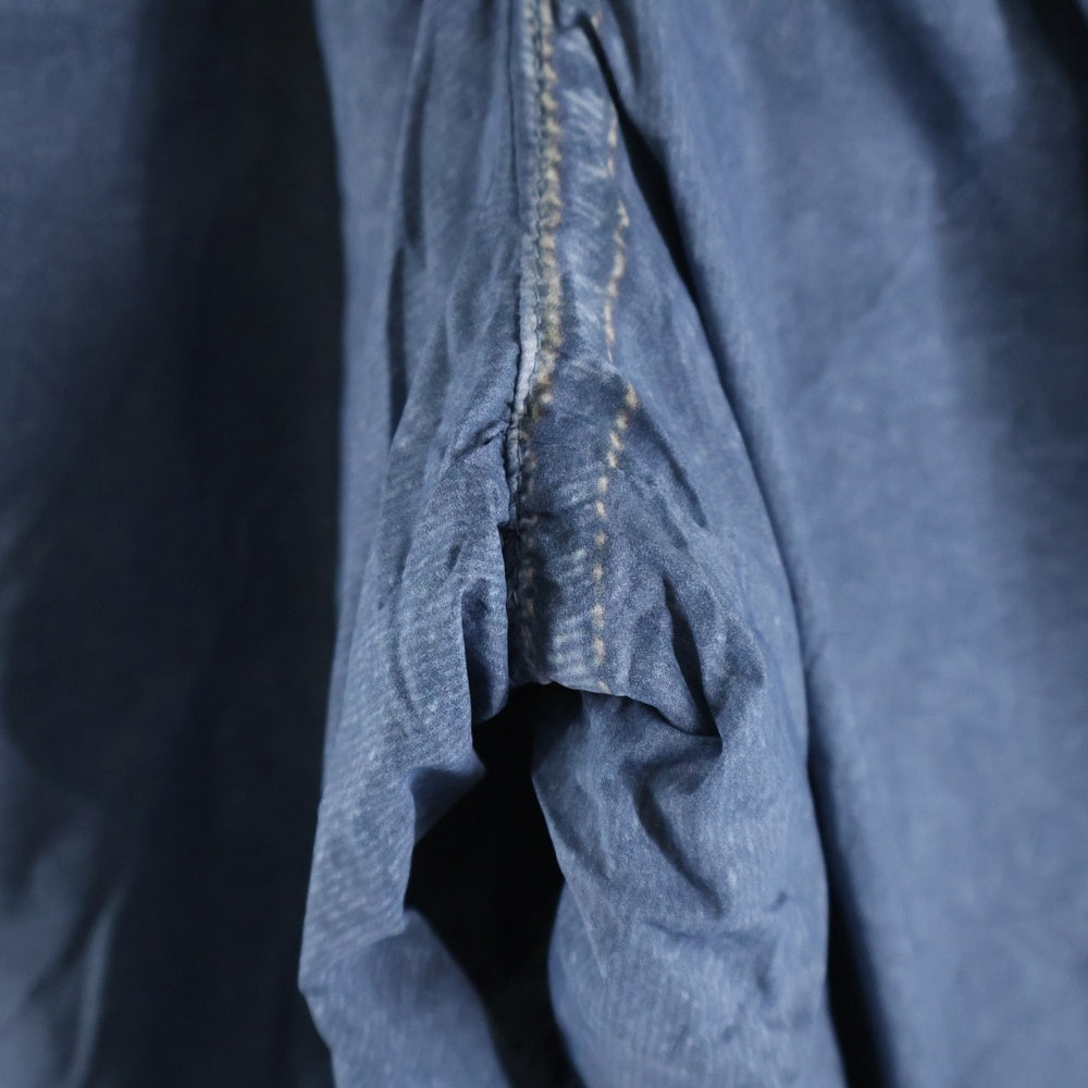 DIESEL(ディーゼル) AUWB-MADDOX-HT20 デニムプリント ドローストリング ナイロンジョガーパンツ インディゴ A09403