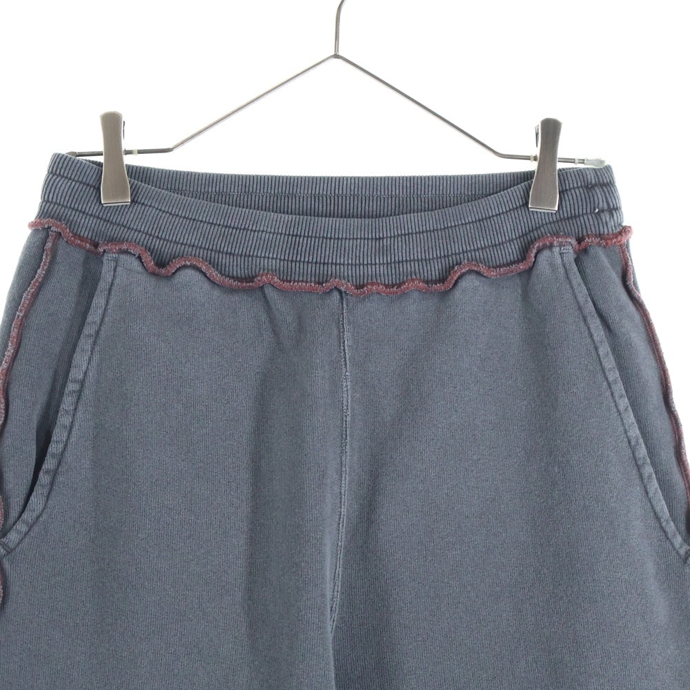 DIESEL(ディーゼル) P-MARTLOCK ドローストリング ワイドストレートスウェットパンツ グレー A06170