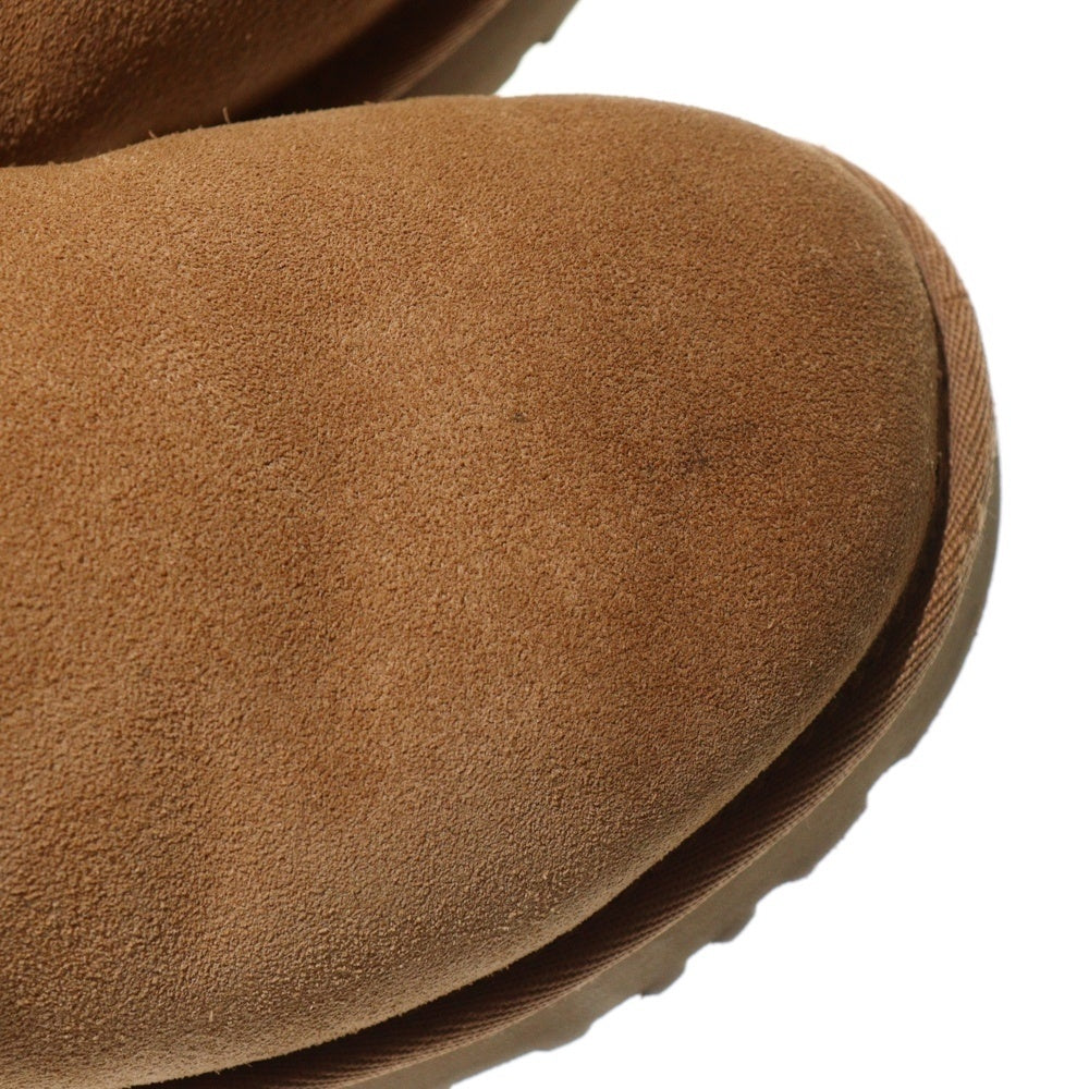 UGG(アグ) Australia Boots オーストラリア レザー ハイカットムートンブーツ ブラウン レディース US6/23cm F27116G