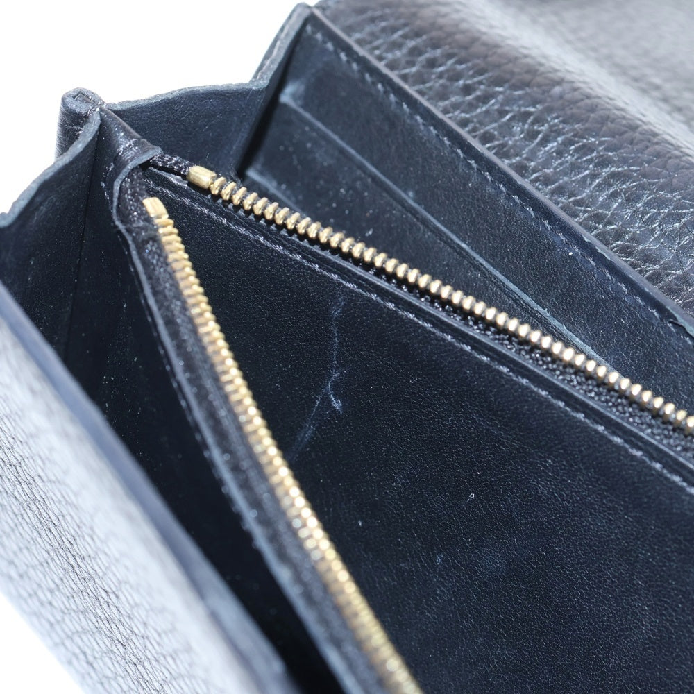 LOUIS VUITTON(ルイヴィトン) ポルトフォイユ カプシーヌ レザー ロングウォレット ブラック N90129 MI3108