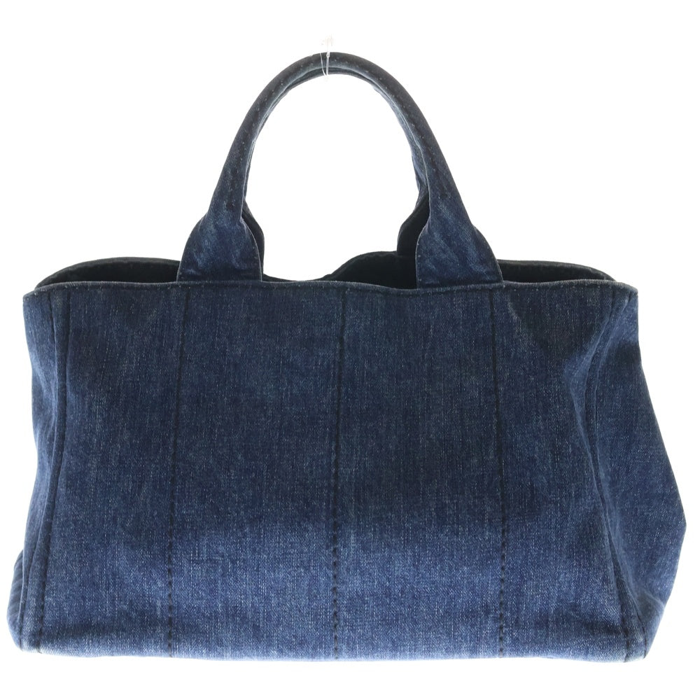 PRADA(プラダ) CANAPA MINI カナパミニ デニム 2WAY ハンド ショルダーバッグ インディゴ 1BG439 レディース
