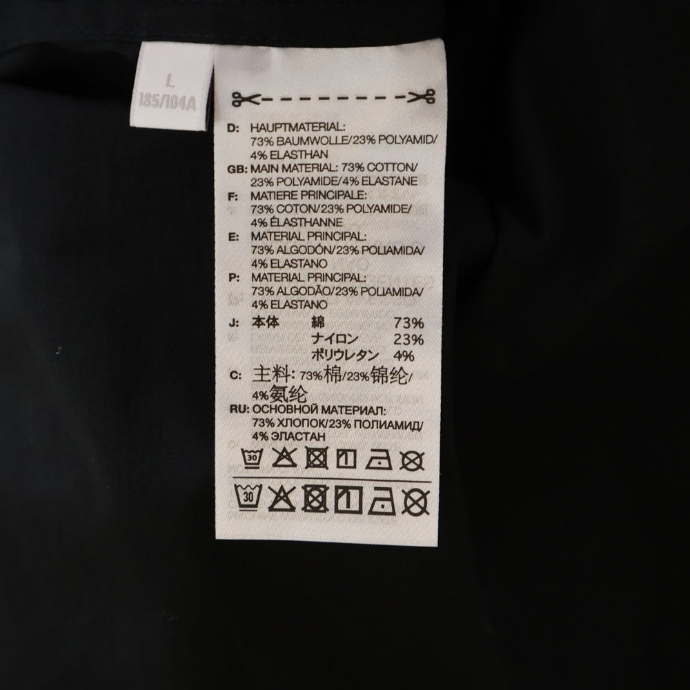 Y-3(ワイスリー) U GFX LOGO SHIR グラフィックロゴ バックプリント 胸ポケット ボタンアップ 長袖シャツ ブラック JN4878