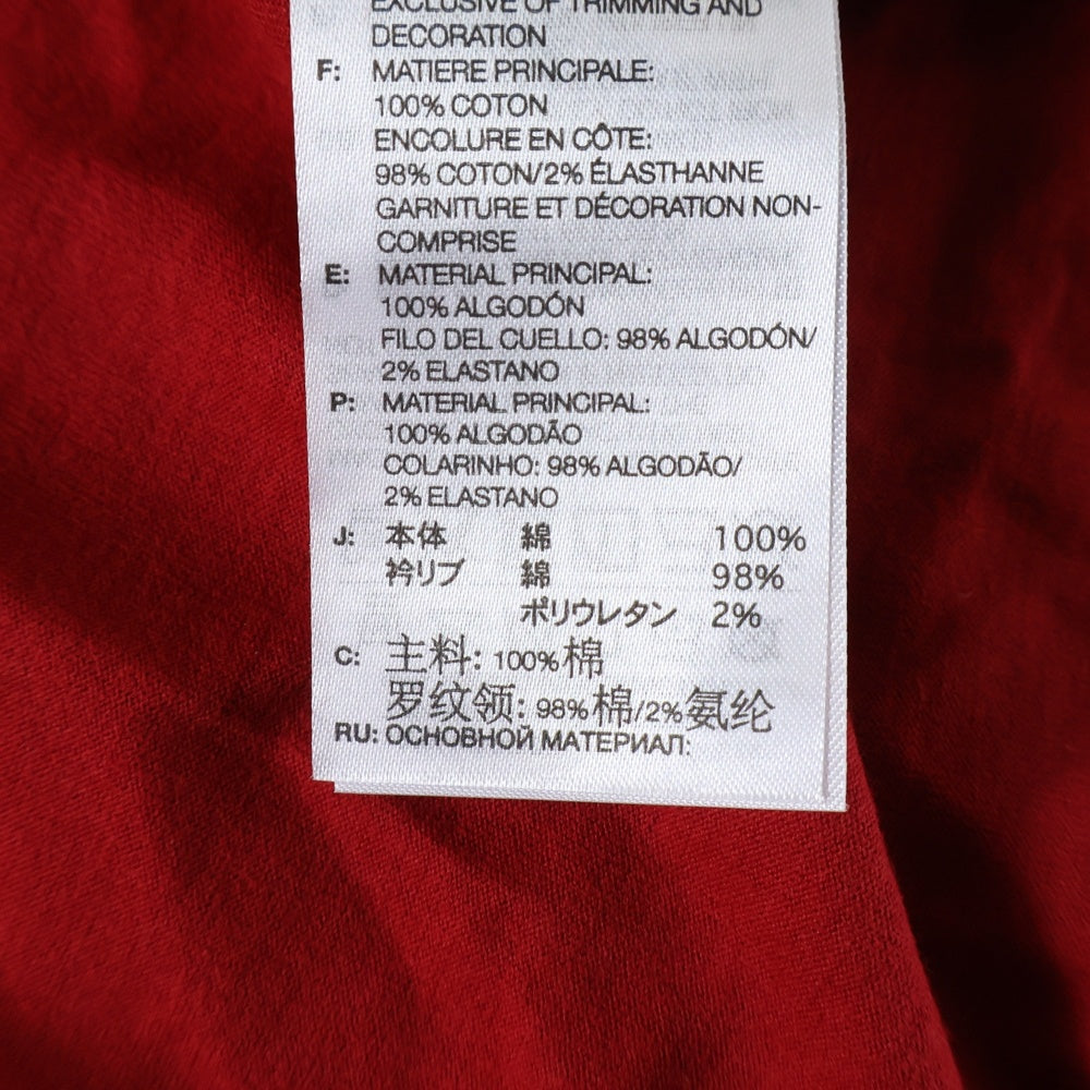 Y-3(ワイスリー) U GFX SS TEE バックロゴデザイン クルーネック カットソー 半袖Tシャツ レッド JN3751