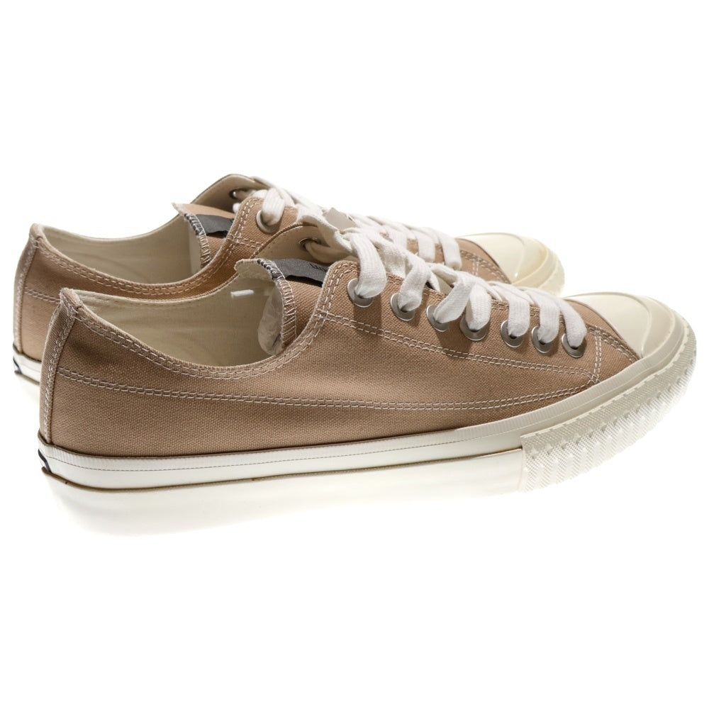 Y's for men(ワイズフォーメン) 24SS COTTON CANVAS LOW-TOP SNEAKERS コットン キャンバス生地 レースアップ ロースニーカー ブラウン MS-E02-061-1-05