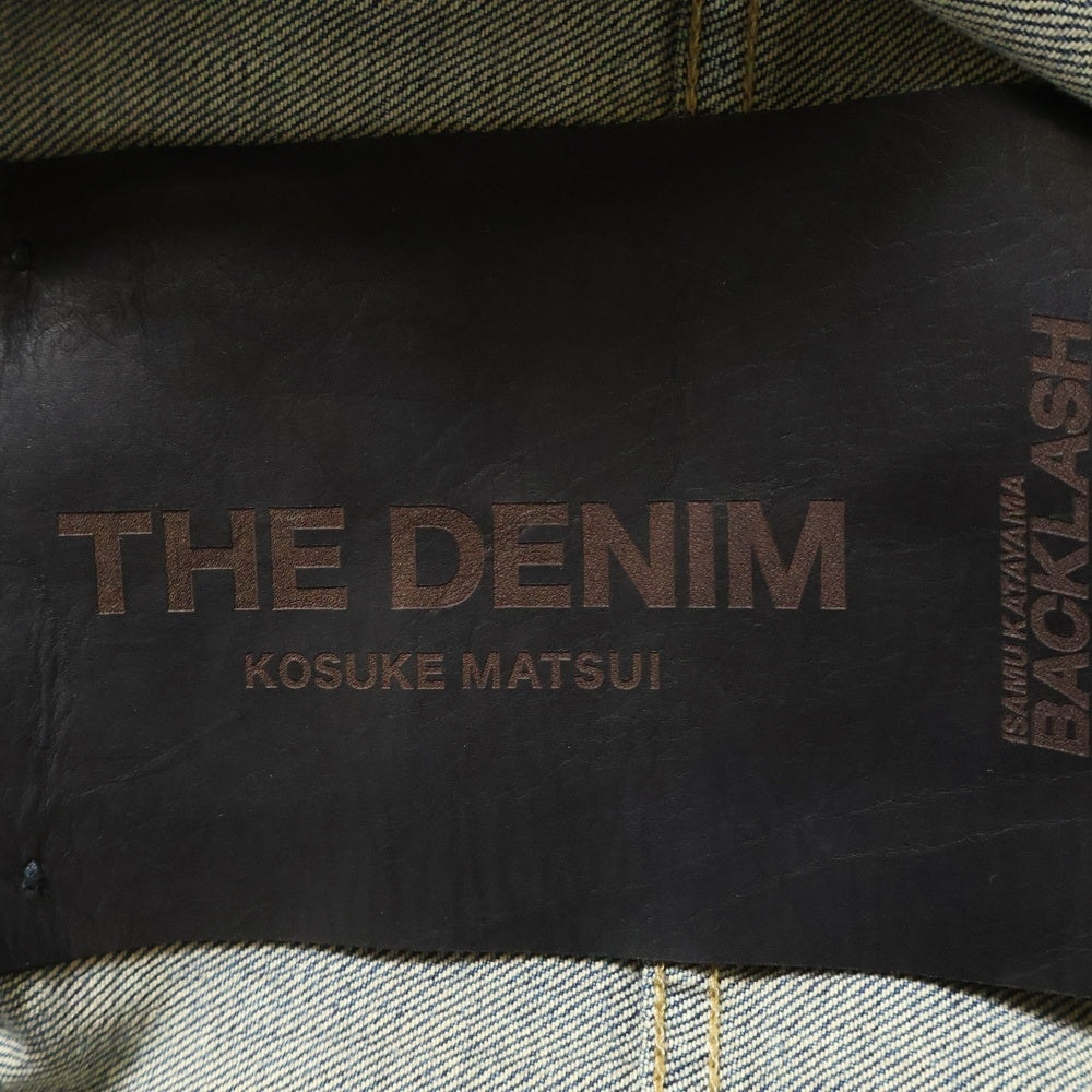 ISAMU KATAYAMA BACKLASH(イサムカタヤマバックラッシュ) 24SS ×KOSUKE MATSUI THE DENIM STRETCH SELVEDGE DENIM 2ND. JACKET 松井康輔 セルビッチ セカンドTYPE トラッカージャケット D-704-KO