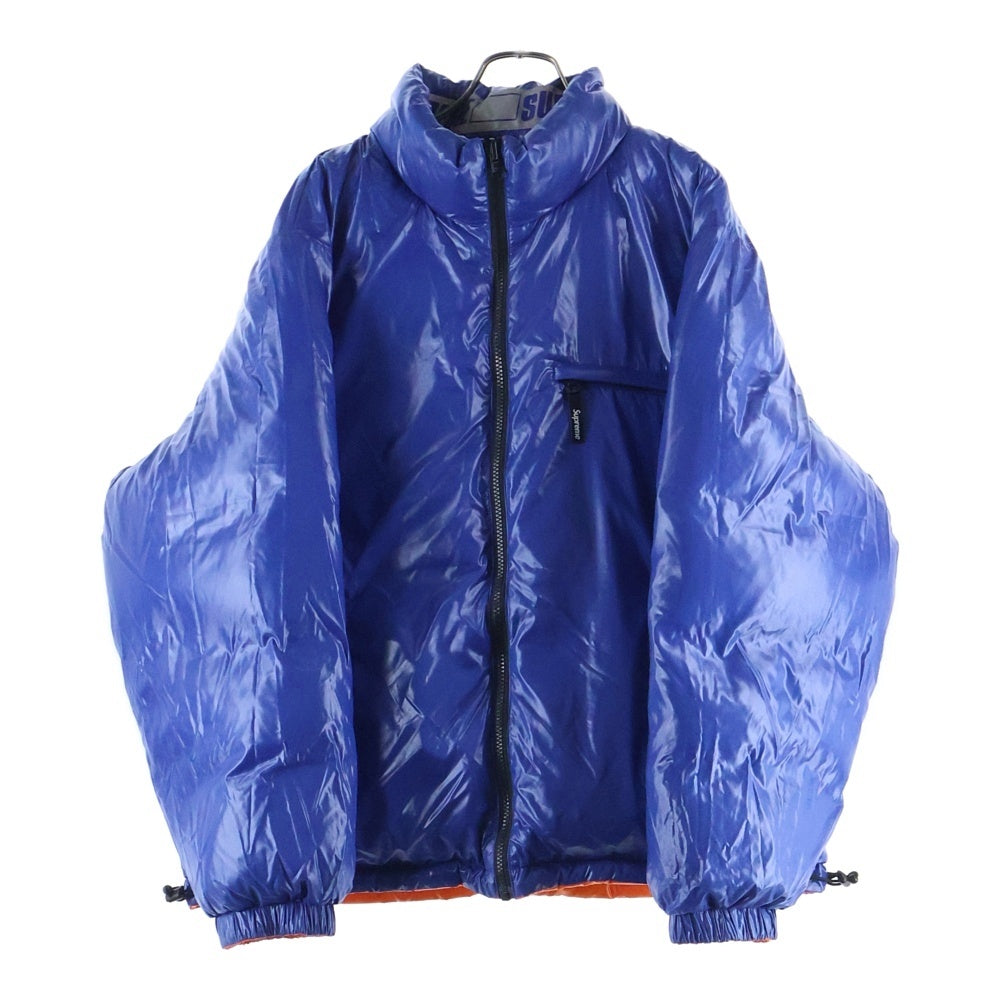 SUPREME(シュプリーム) 20SS Shiny Reversible Puffy Jacket シャイニー リバーシブル パフィ ダウンジャケット オレンジ/ブルー