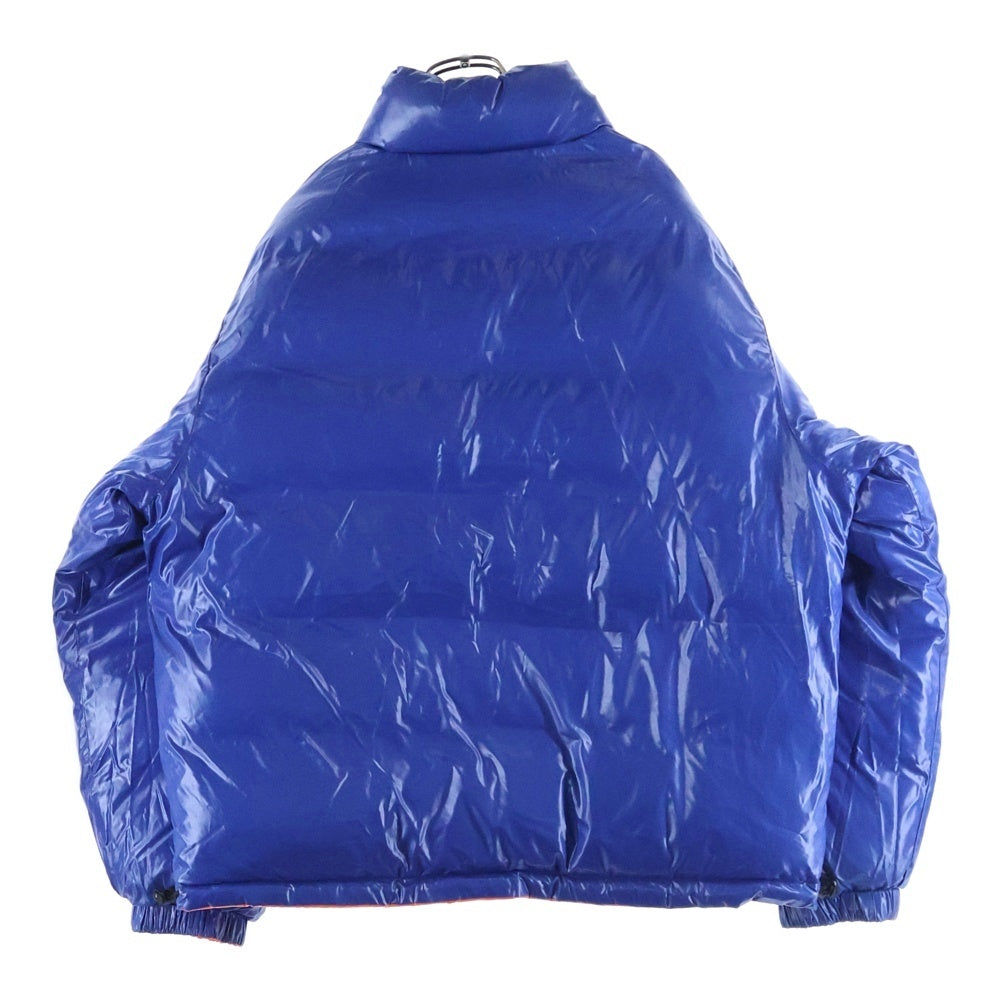 SUPREME(シュプリーム) 20SS Shiny Reversible Puffy Jacket シャイニー リバーシブル パフィ ダウンジャケット オレンジ/ブルー