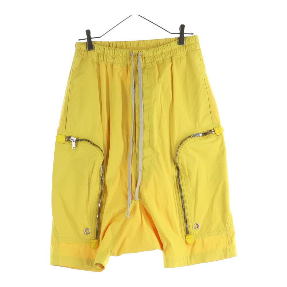 Rick Owens(リックオウエンス) 20SS BAUHAUS POD SHORT バウハウス ポッド ショーツ マルチポケットハーフパンツ イエロー RR20S7389-TE