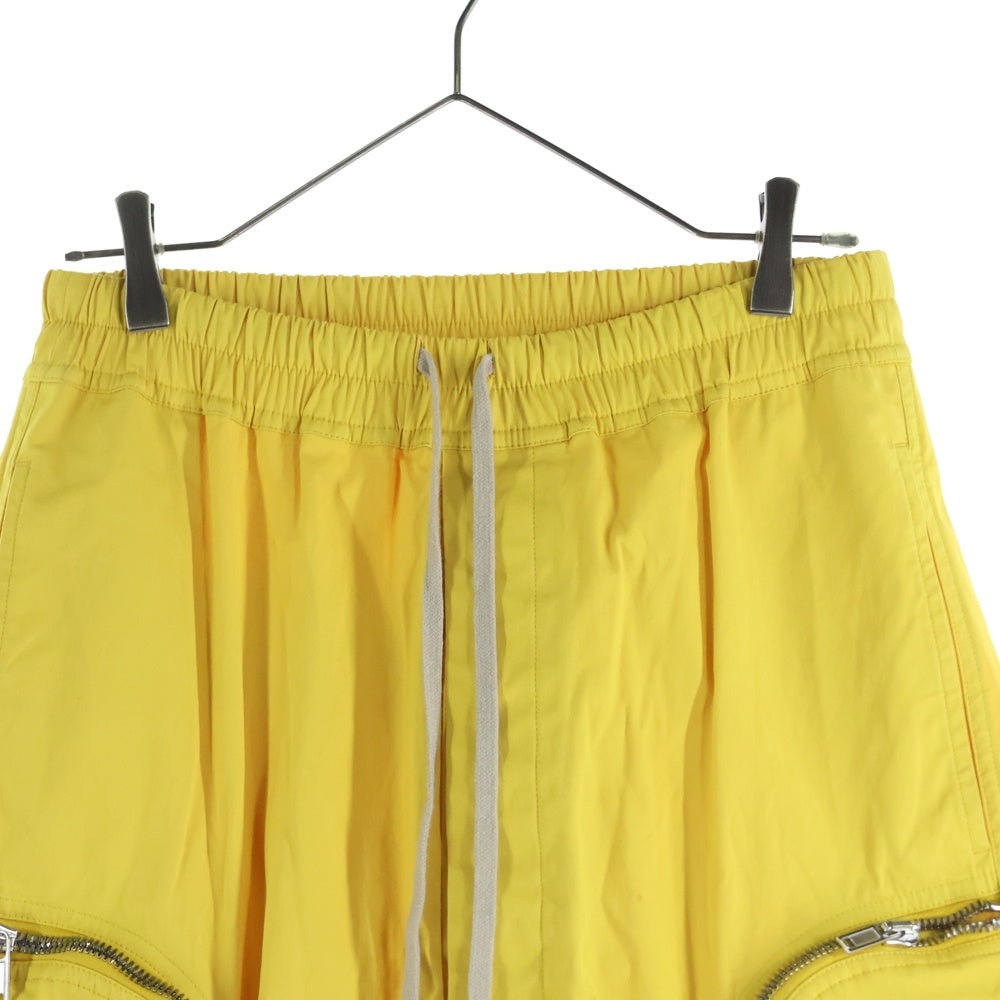 Rick Owens(リックオウエンス) 20SS BAUHAUS POD SHORT バウハウス ポッド ショーツ マルチポケットハーフパンツ イエロー RR20S7389-TE