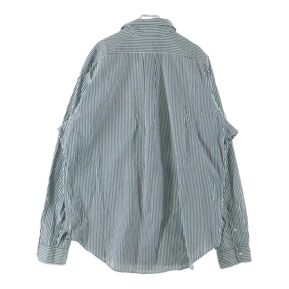 Polo GOLF Ralph Lauren(ポロゴルフラルフローレン) ストライプ ボタンダウン 長袖 シャツ グリーン