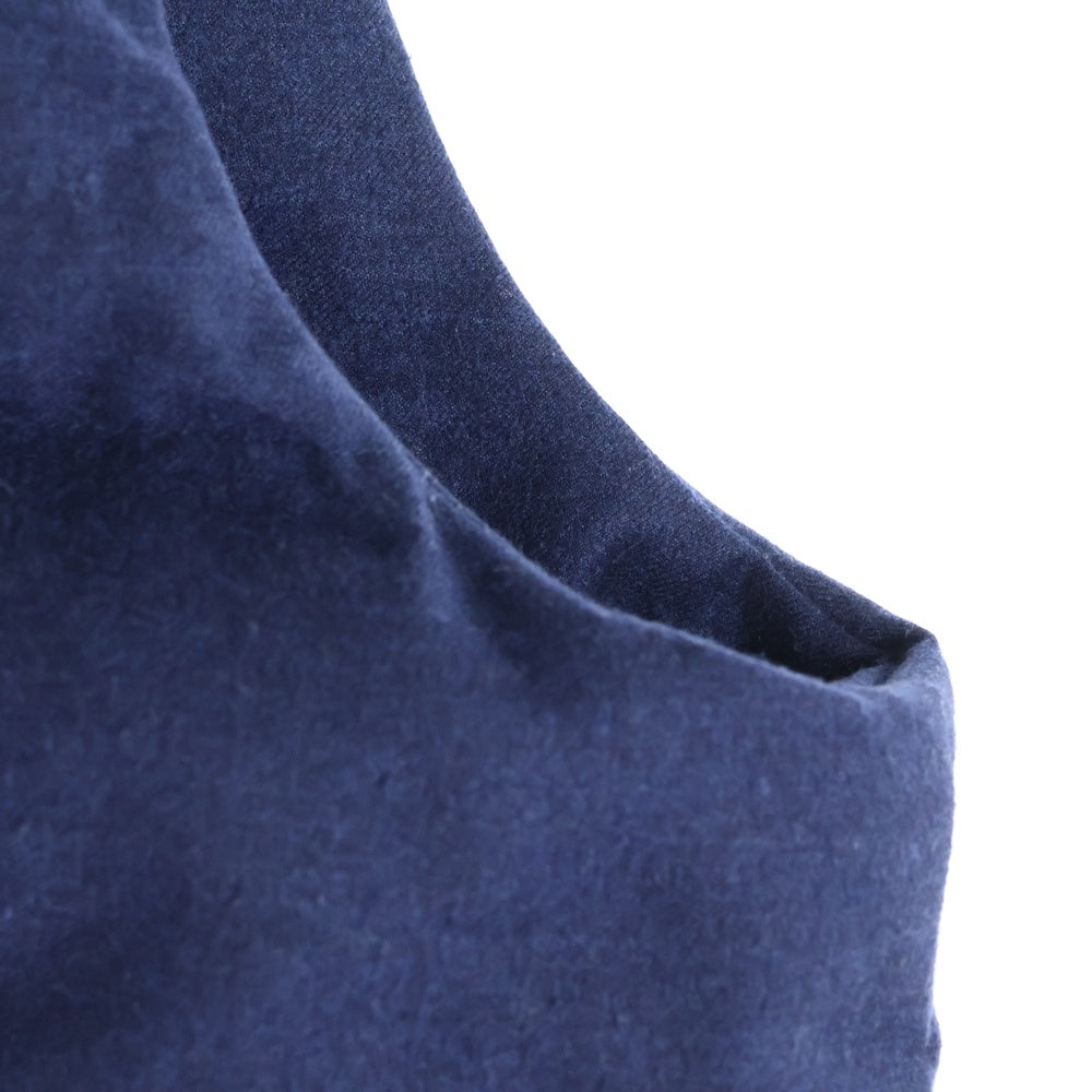 TATRAS(タトラス) 15AW LEONARDO レオナルド ウール フーデッド ダウンベスト ジャケット ブルー MTA15A4299