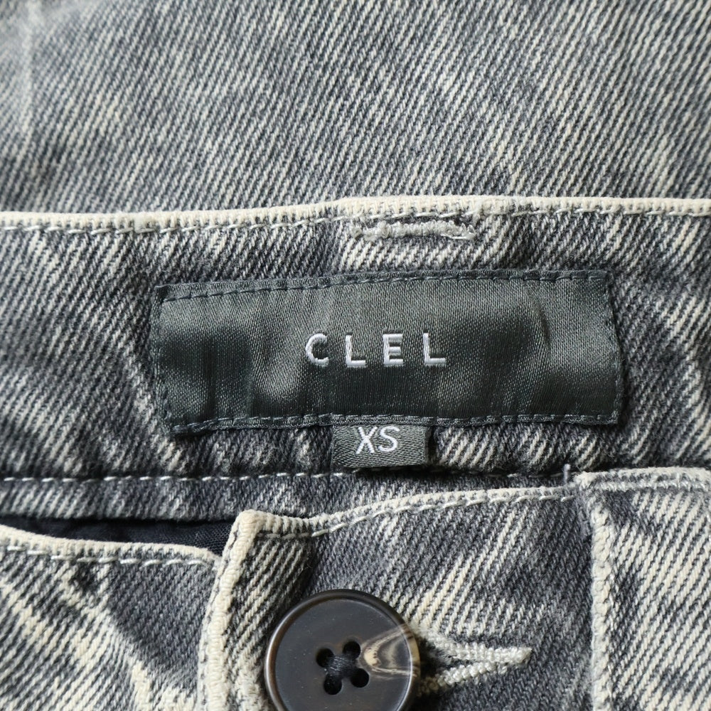 CLEL(クレイル) M47TYPE ウォッシュ加工 デニムカーゴパンツ ブラック
