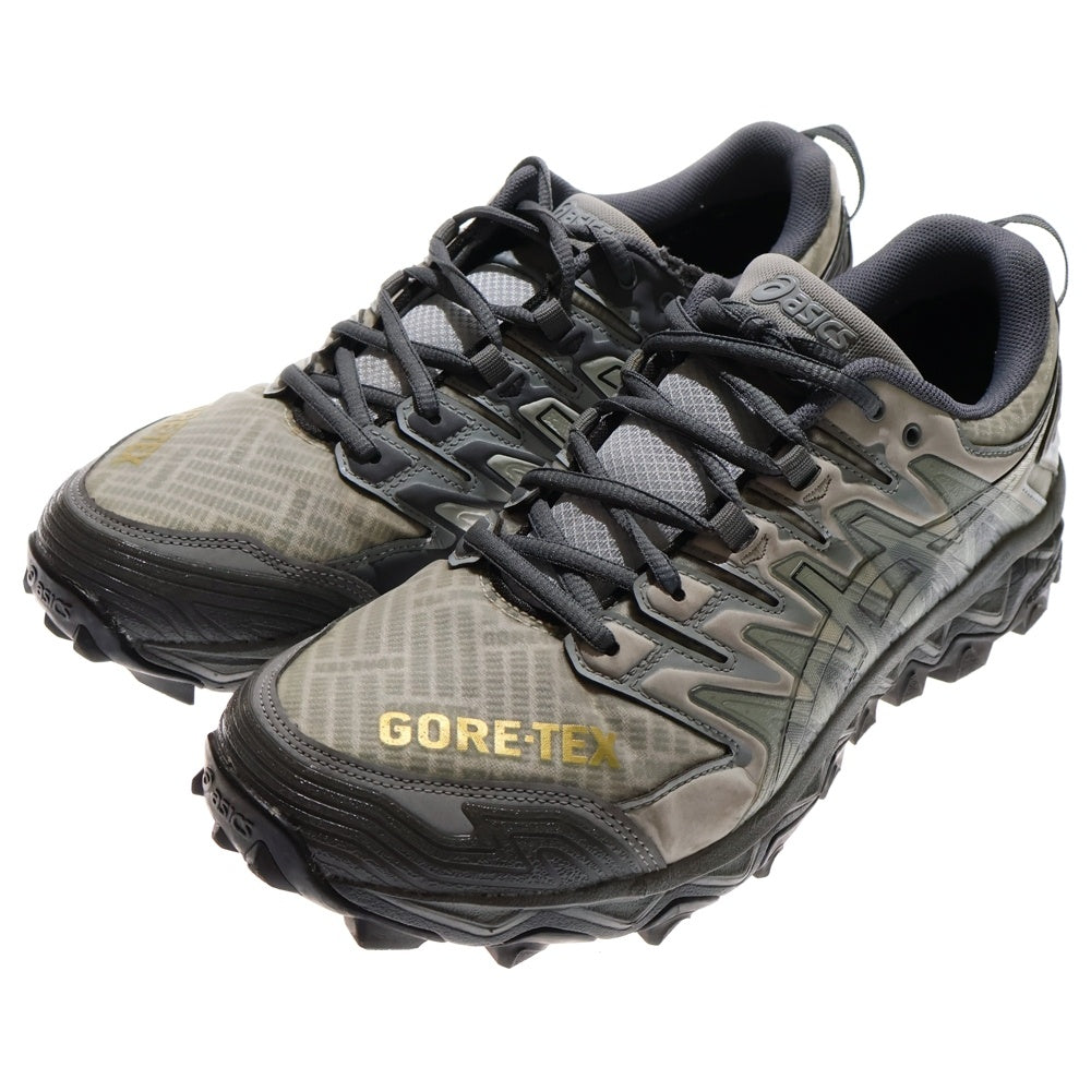 ASICS(アシックス) ×BEAMS GEL-FUJI TRABUCO 7 GORE-TEX ビームス ゲルフジ トラブーコ ゴアテックス ローカットスニーカー グレー US9/27cm 1021A250-025