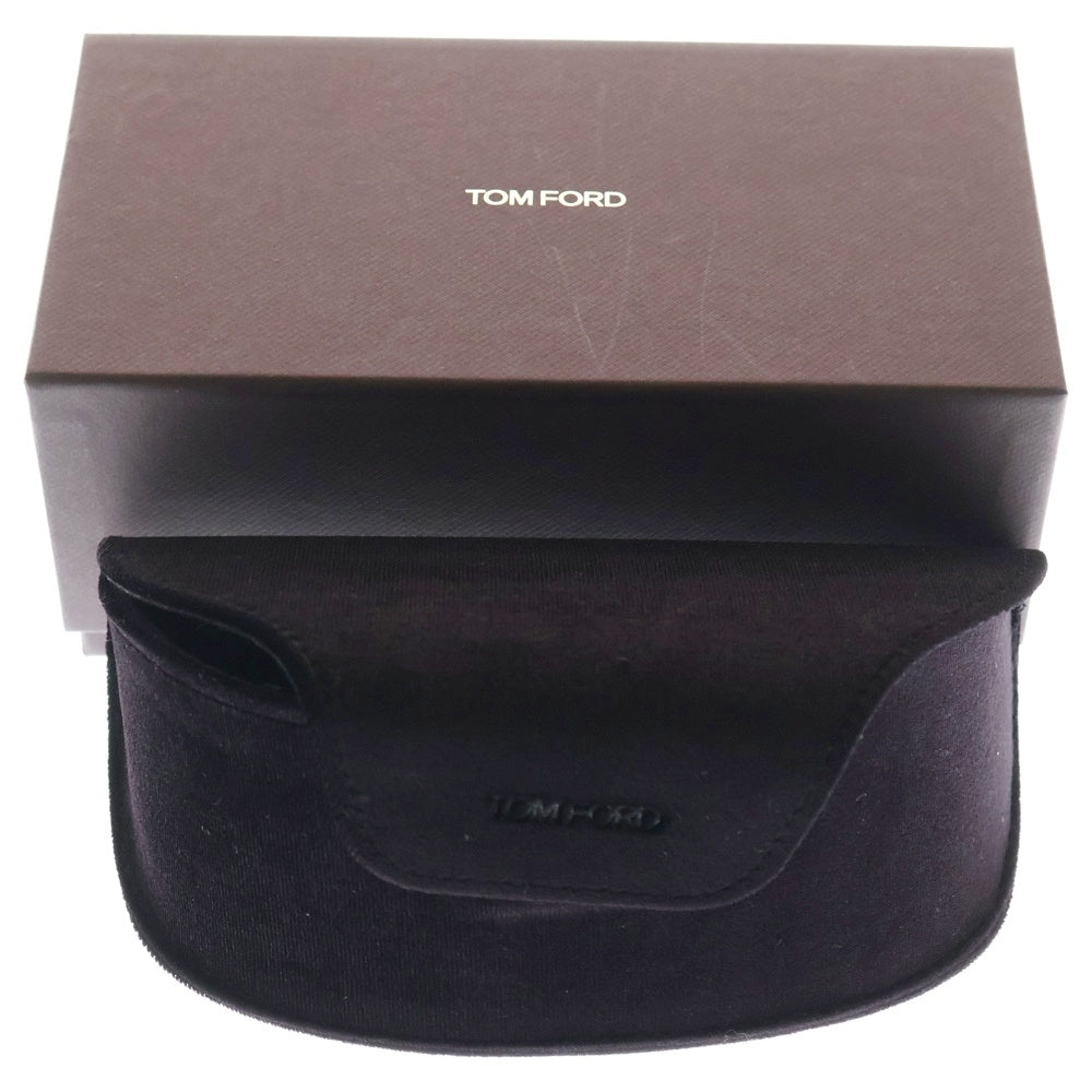 TOM FORD(トムフォード) BLUE BLOCK ブルー ブロック ブルーライトカット クリアフレーム ボストン メガネ サングラス 眼鏡 ブルー FT5868-B