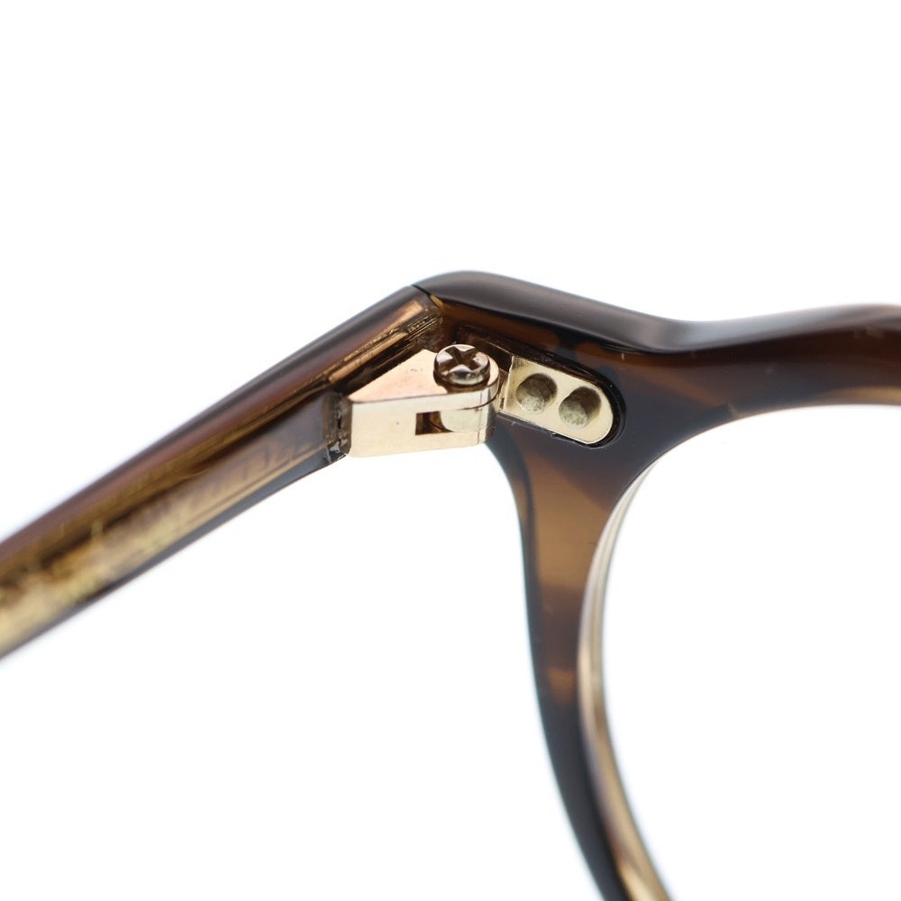 OLIVER PEOPLES(オリバーピープルズ) OP-L-XL クラウンパントシェイプ ロゴデザイン メガネ サングラス 眼鏡 ブラウン