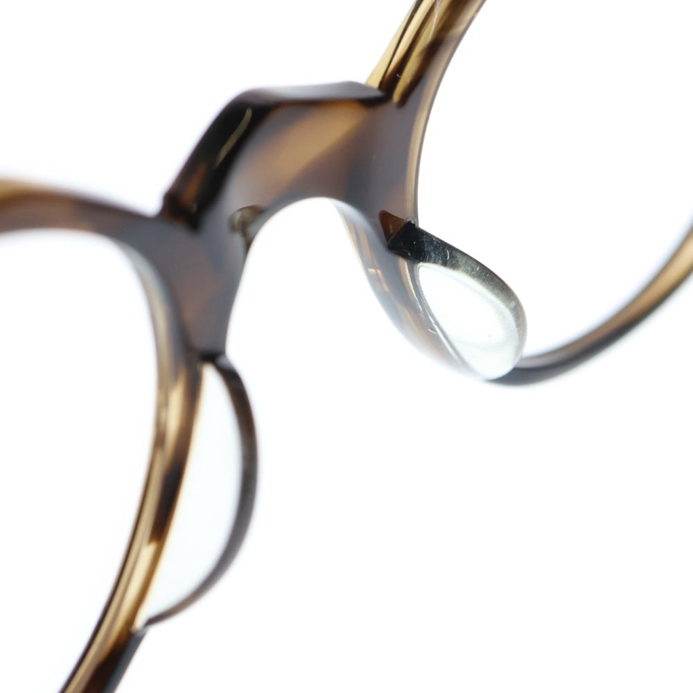 OLIVER PEOPLES(オリバーピープルズ) OP-L-XL クラウンパントシェイプ ロゴデザイン メガネ サングラス 眼鏡 ブラウン