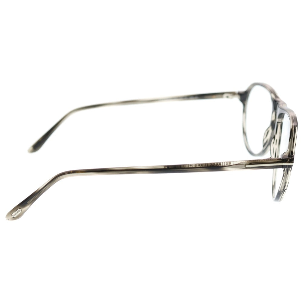 TOM FORD(トムフォード) LIGHT BLOCK ライト ブロック オーバル トーティシェル メガネ サングラス 眼鏡 ブラック FT5869-B