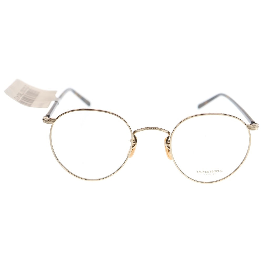 OLIVER PEOPLES(オリバーピープルズ) OP-78 ボストン クラシックフレーム ロゴデザイン メガネ サングラス 眼鏡 アンティークゴールド 0OV7967
