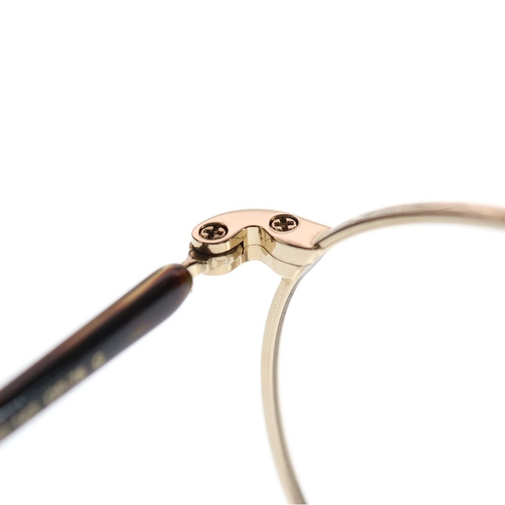OLIVER PEOPLES(オリバーピープルズ) OP-78 ボストン クラシックフレーム ロゴデザイン メガネ サングラス 眼鏡 アンティークゴールド 0OV7967