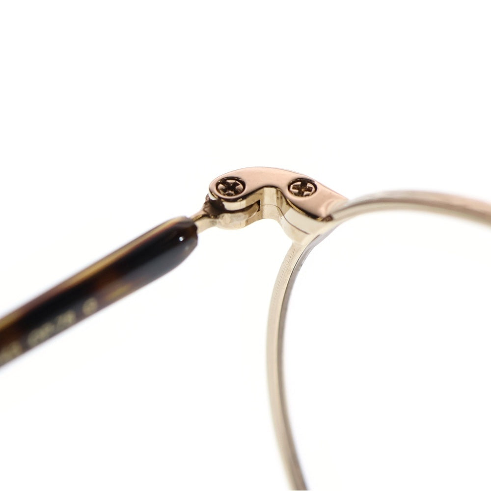 OLIVER PEOPLES(オリバーピープルズ) OP-78 ボストン クラシックフレーム ロゴデザイン メガネ サングラス 眼鏡 アンティークゴールド 0OV7967