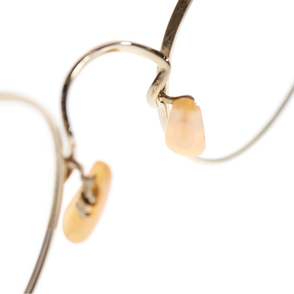 OLIVER PEOPLES(オリバーピープルズ) OP-78 ボストン クラシックフレーム ロゴデザイン メガネ サングラス 眼鏡 アンティークゴールド 0OV7967