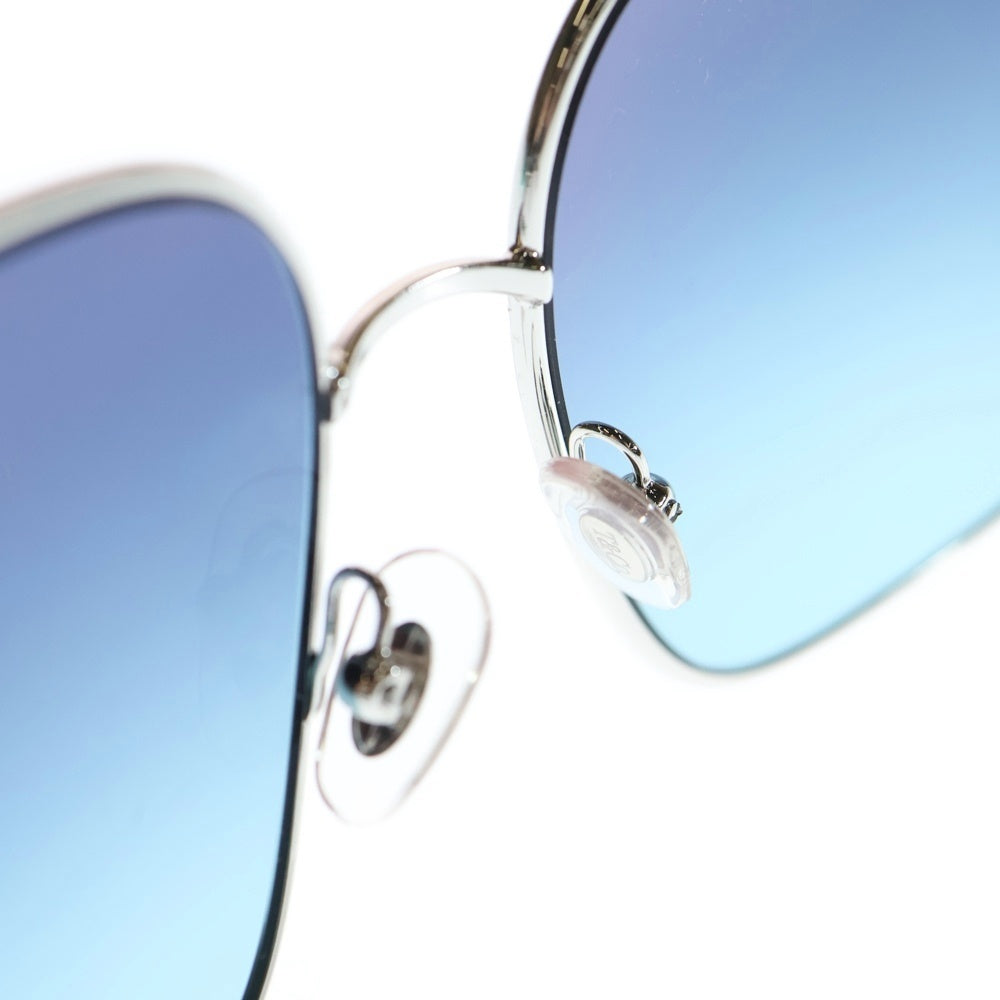 TIFFANY & Co.(ティファニー) ハードウェアモチーフ カラーレンズ スクエア サングラス 眼鏡 ブルー TF3094