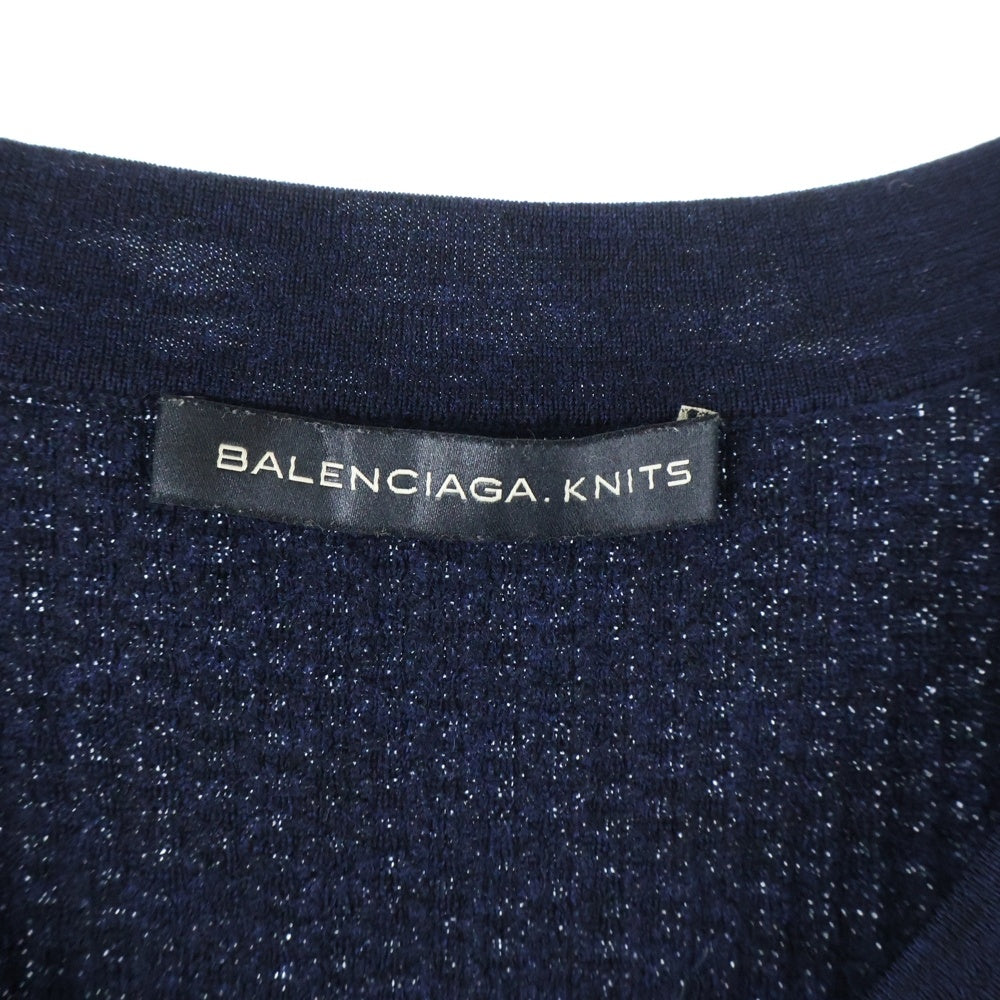 BALENCIAGA(バレンシアガ) ロングスリーブ ニットワンピース ドレス レディース ネイビー 273280 T1190