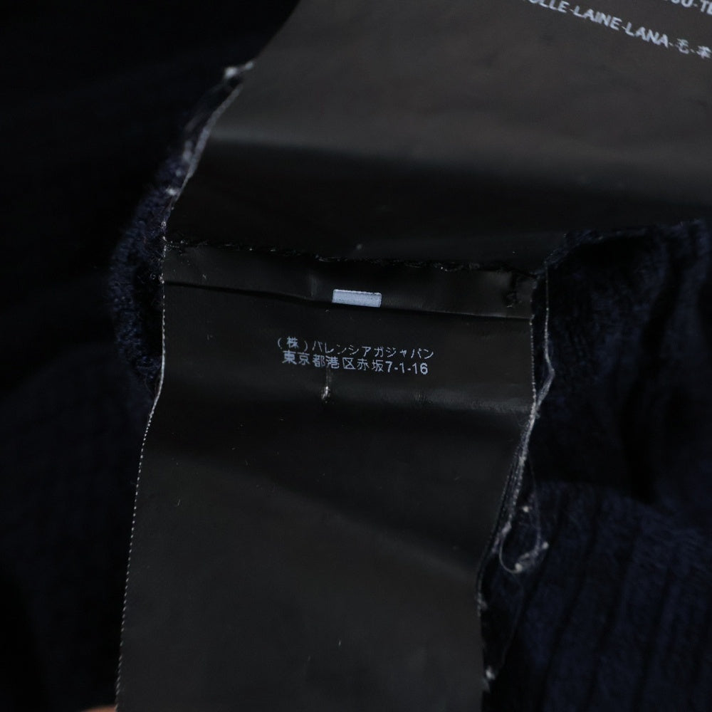 BALENCIAGA(バレンシアガ) ロングスリーブ ニットワンピース ドレス レディース ネイビー 273280 T1190