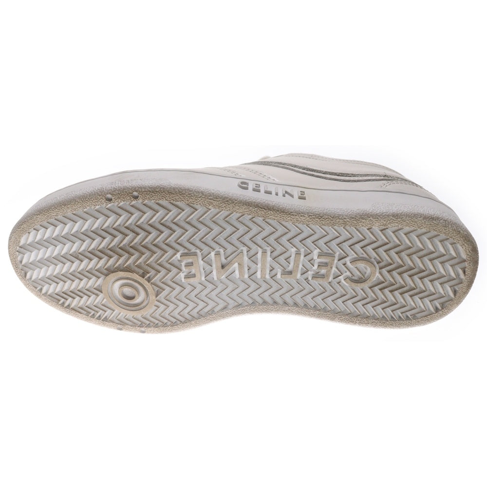 CELINE(セリーヌ) 23AW TRAINER LOW LACE-UP SNEAKER トレーナー レースアップ レザーローカットスニーカー レディース ホワイト 345813338C.01OP