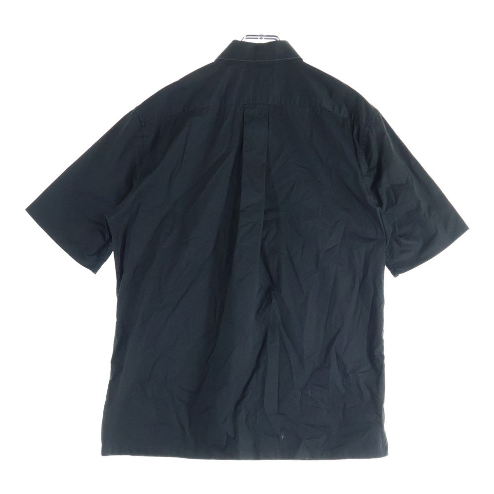 LEMAIRE(ルメール) コットン レギュラーカラー 半袖シャツ ブラック 1272-343-0217