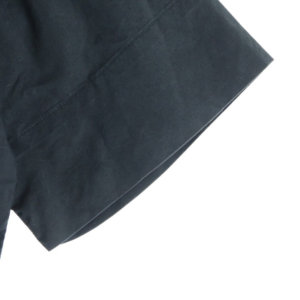 LEMAIRE(ルメール) コットン レギュラーカラー 半袖シャツ ブラック 1272-343-0217