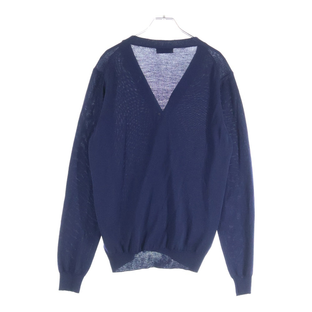 NO BRAND(ノーブランド) EDITIONS M.R エディションズエムアール ウールニット カーディガン セーター ネイビー 45213-81-019