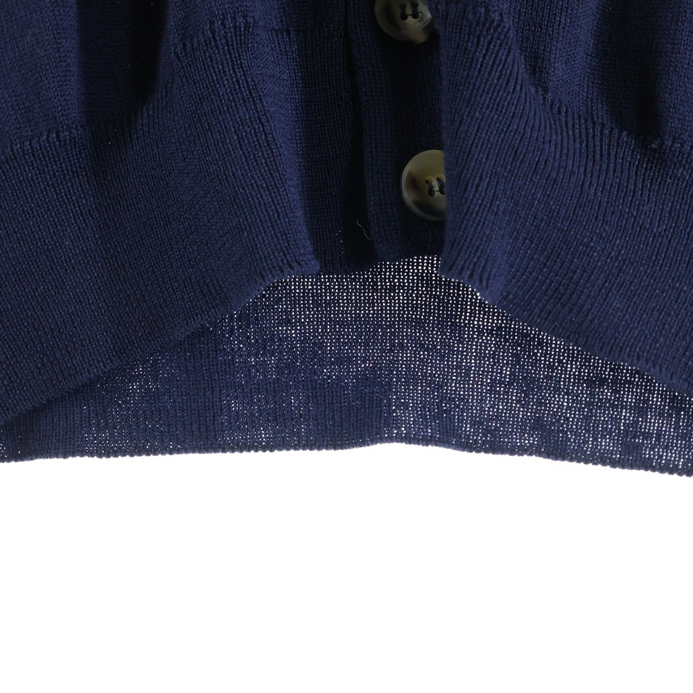 NO BRAND(ノーブランド) EDITIONS M.R エディションズエムアール ウールニット カーディガン セーター ネイビー 45213-81-019