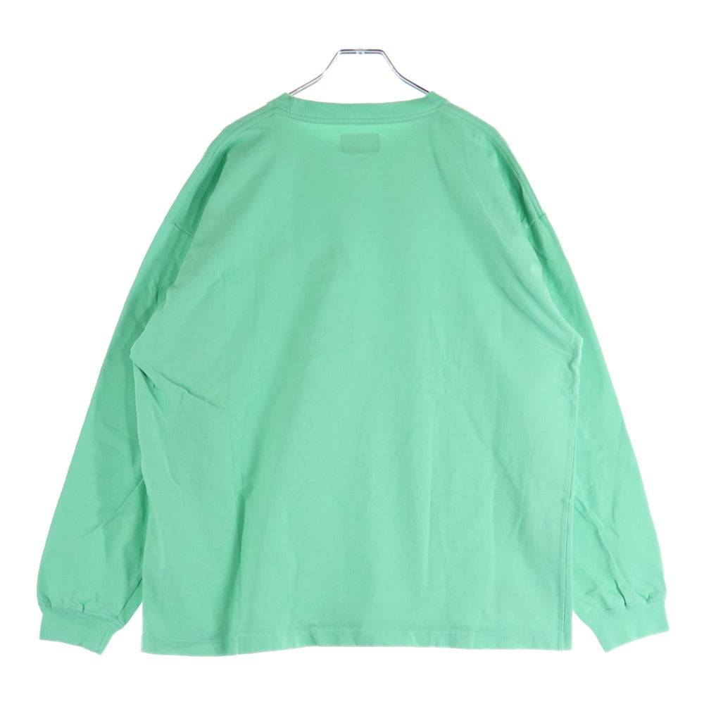 DESCENDANT(ディセンダント) PORT ORGANIC COTTON LS ポートオーガニック 長袖Tシャツ カットソー グリーン