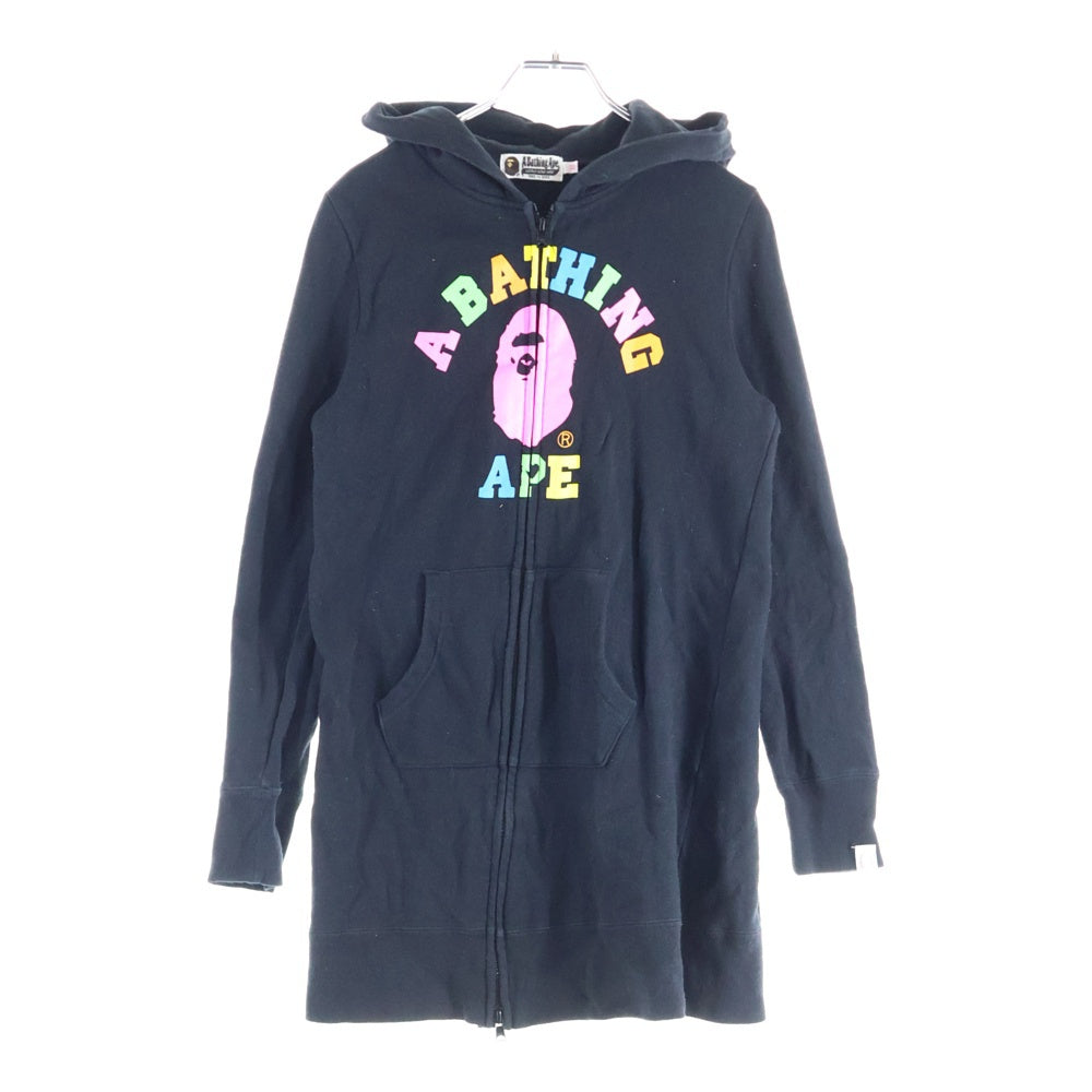 A BATHING APE(アベイシングエイプ) フロントマルチカラーロゴ ジップ
