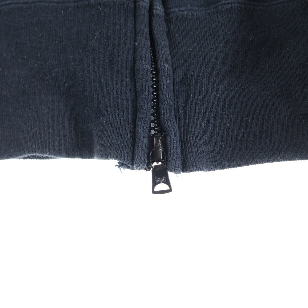 A BATHING APE(アベイシングエイプ) フロントマルチカラーロゴ ジップアップパーカー フーディー レディース ブラック