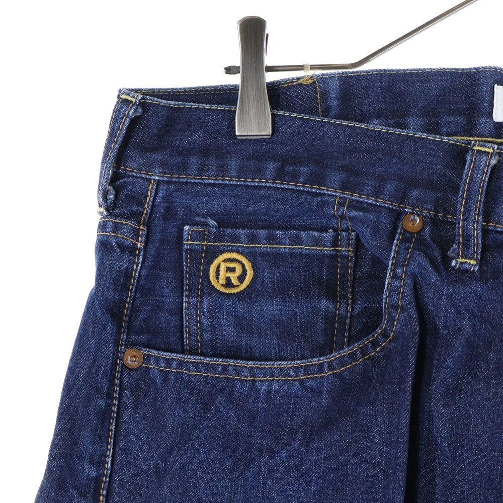 A BATHING APE(アベイシングエイプ) ポケットスター刺繍 ジップフライデニムパンツ インディゴ