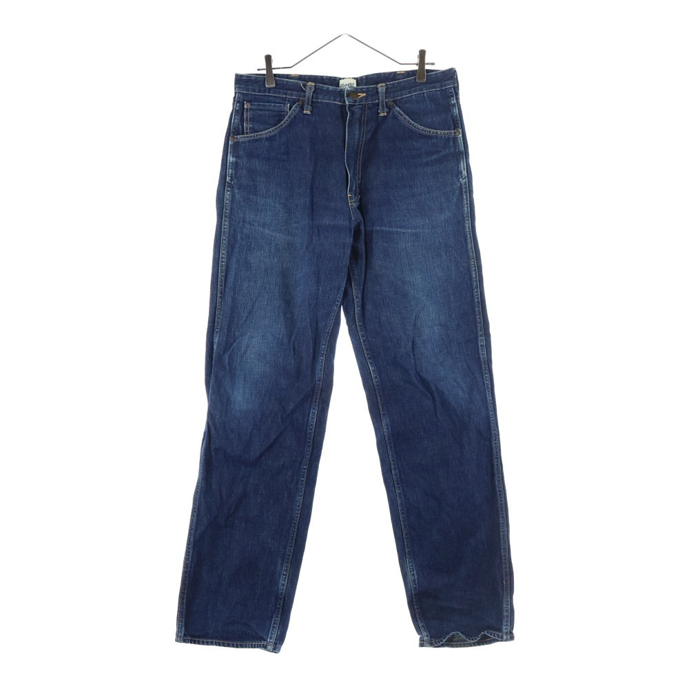 A BATHING APE(アベイシングエイプ) バックポケットエイプヘッドプリント ジップフライデニムパンツ インディゴ