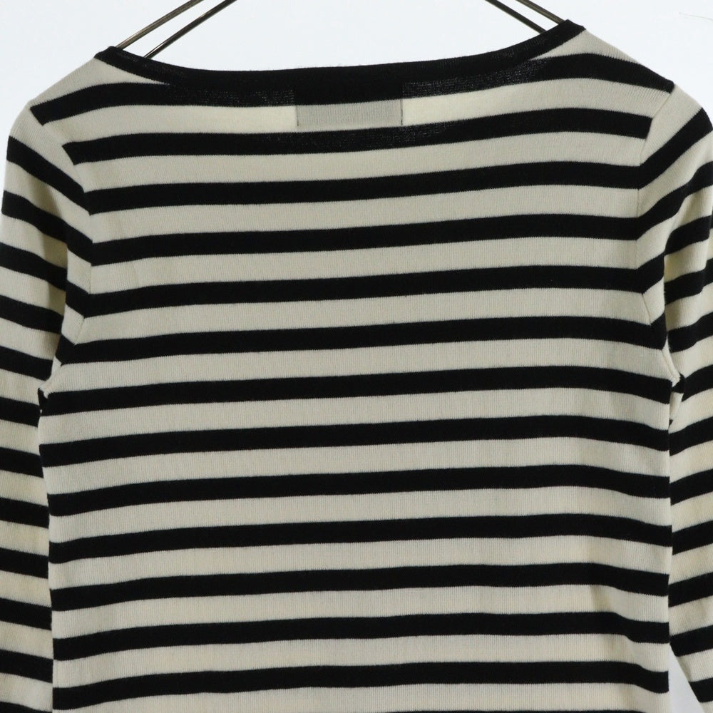 Deuxieme Classe(ドゥーズィエムクラス) クルーネックボーダーニット レディース ブラック/ホワイト 13-080-500-4220-3-0