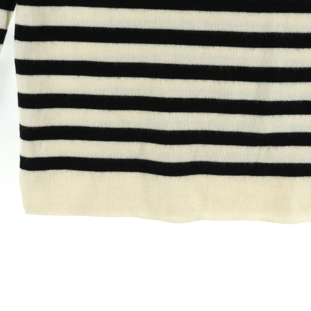 Deuxieme Classe(ドゥーズィエムクラス) クルーネックボーダーニット レディース ブラック/ホワイト 13-080-500-4220-3-0