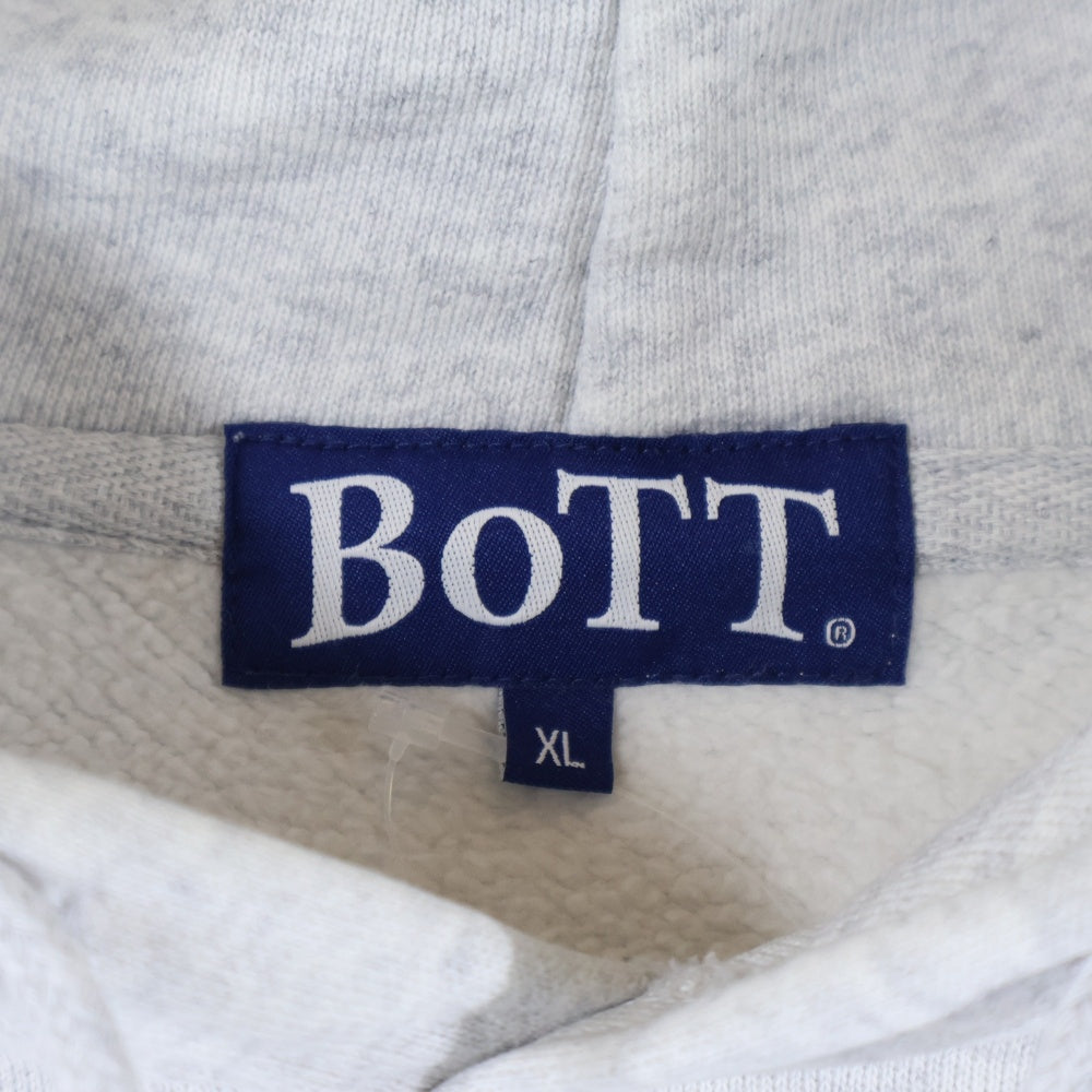 BoTT(ボット) 22AW OG Logo Hoodie オージー ロゴフーディ プルオーバースウェットパーカー グレー 223BoTT20