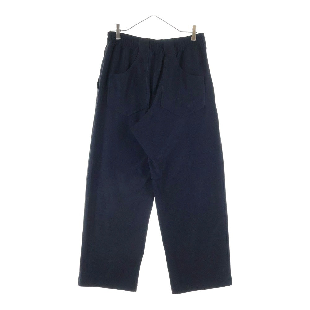 iroquois(イロコイ) 裾ジップ イージーパンツ ブラック