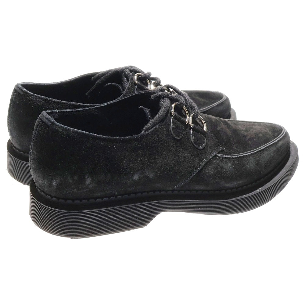 SAINT LAURENT PARIS(サンローランパリ) テディ スウェード ダービーシューズ ブラック 667606