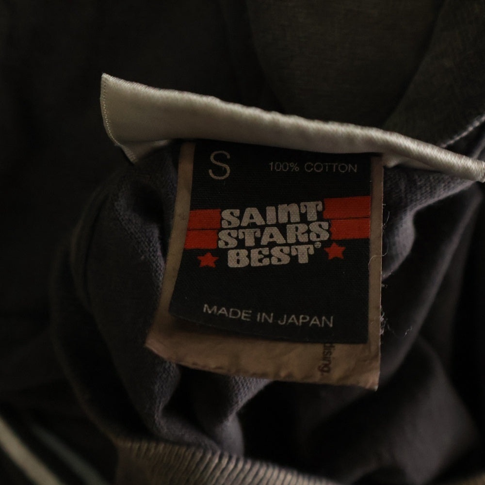 SAINT MICHAEL(セントマイケル) 25SS 2PAC 2PC_SS TEE 2パック フォトプリント ヴィンテージ加工 半袖Tシャツ ブラック SM-HR8-0000-C14