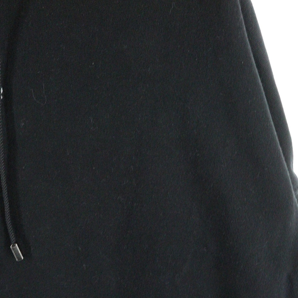 ENMER(エンメール) ロゴ刺繍 プルオーバーパーカー フーディー スウェット ブラック