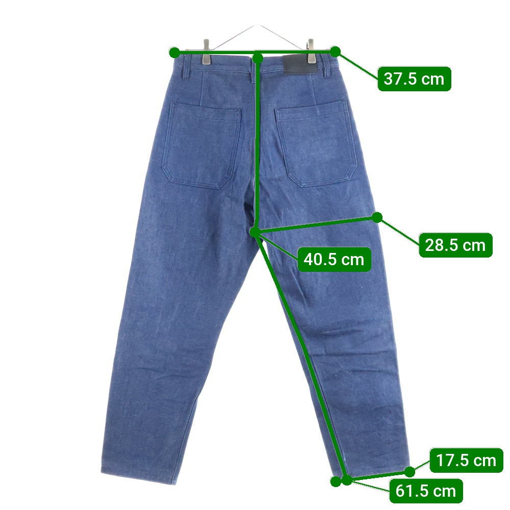 ENMER(エンメール) テーパード デニム パンツ ボトムス インディゴ