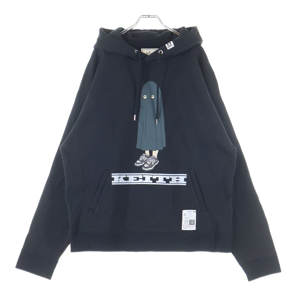 MAISON MIHARAYASUHIRO(メゾンミハラヤスヒロ) KEITH Printed Hoodie プリント プルオーバーパーカー ブラック A13HD671