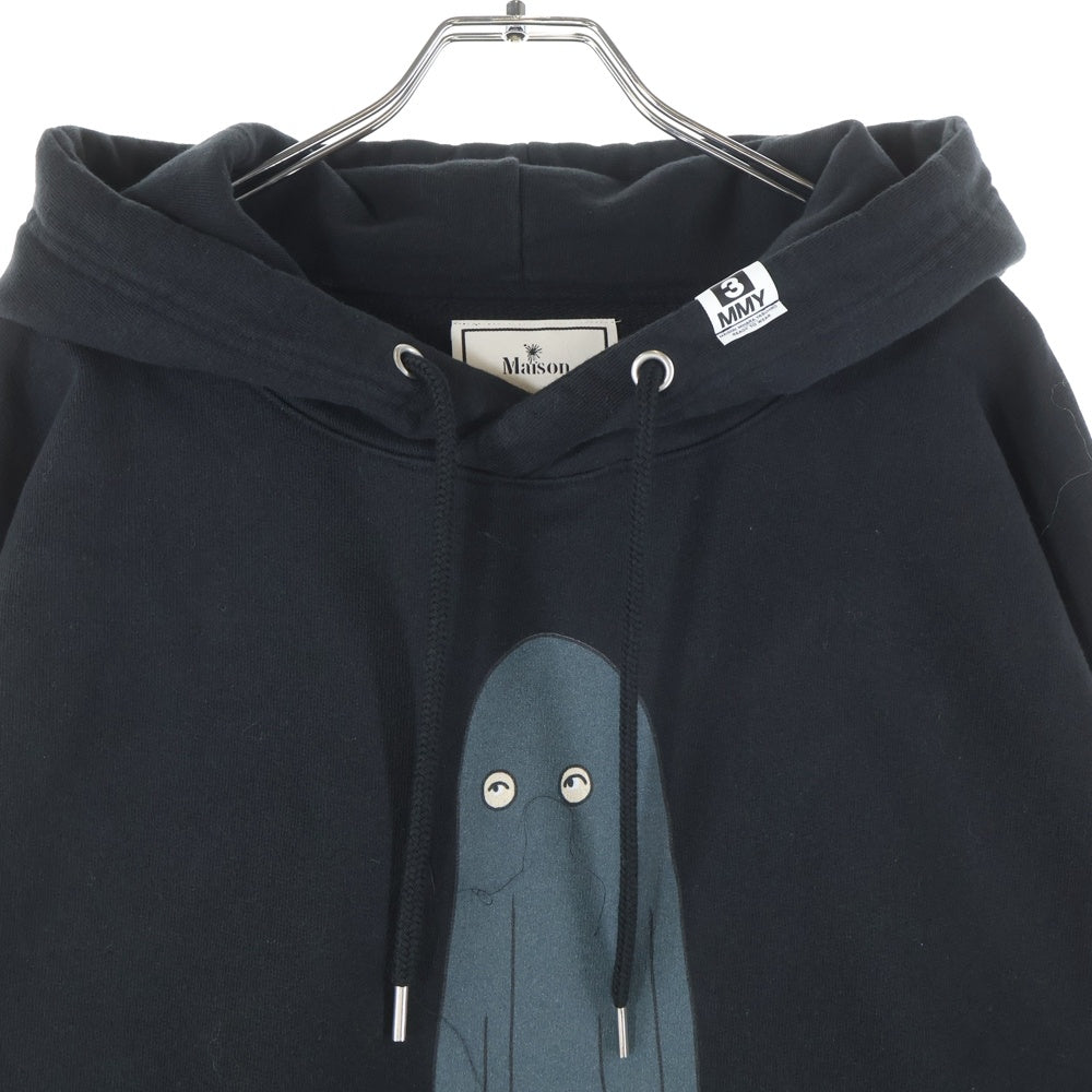 MAISON MIHARAYASUHIRO(メゾンミハラヤスヒロ) KEITH Printed Hoodie プリント プルオーバーパーカー ブラック A13HD671